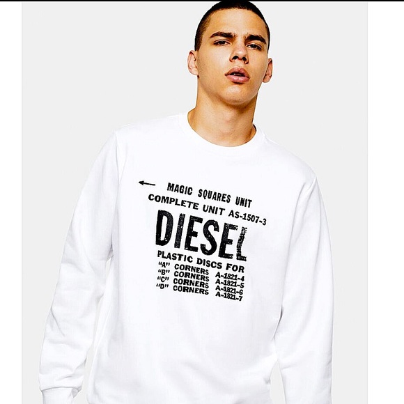 NWT DIESEL PULLOVER S-gir-b5 - Picture 1 of 3